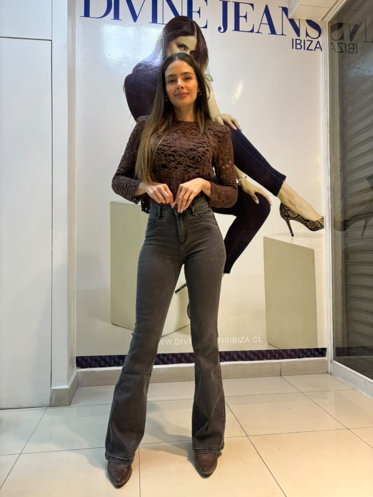 JEANS SHERATON FLARE GRIS