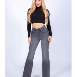 4356-01 EFECTO FAJA FLARE GRIS