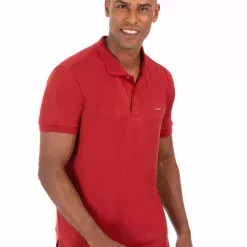0103 Polera Roja Polo Pique