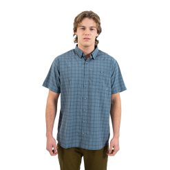 Camisa Técnica Antiolor Hombre Ensenada Celeste Ver27