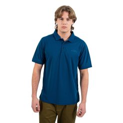 Polera Deportiva Piqué Antiolor Hombre Porto Fino Azul Ver27