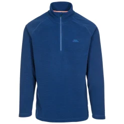 Polar con media cremallera Trespass para hombre Keynote azul 2027