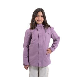 Parka Impermeable Niña Octay Palo rosa